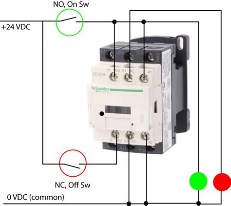 single pole contactor wiring diagram   gmbarco