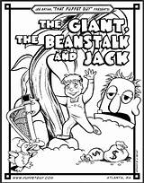 Beanstalk Giant Jack Coloring sketch template
