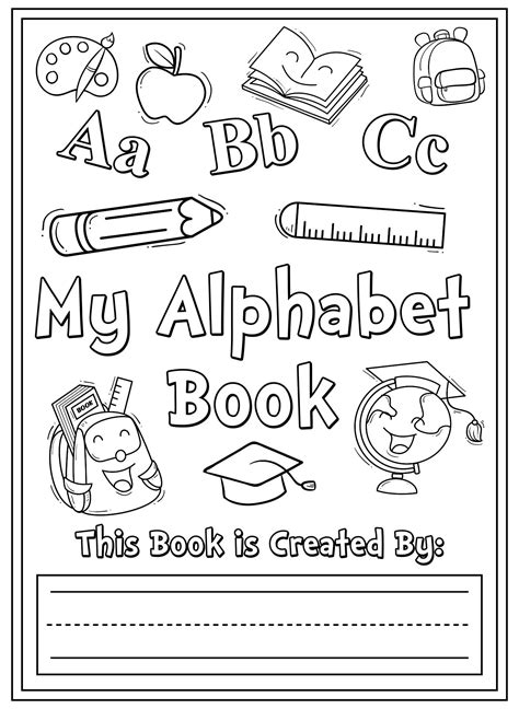 images  printable alphabet book cover printable alphabet