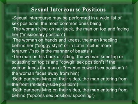 Erotic Outercourse Positions – Telegraph