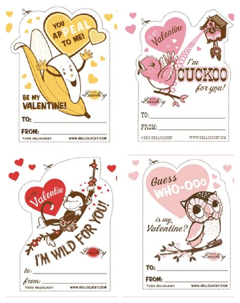 images  printable valentine cards  classmates valentines