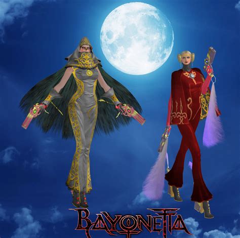 Bayonetta And Jeanne Medieval Old Outfits By