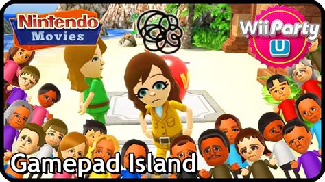 wii party u gamepad island party mode 4 players youtube