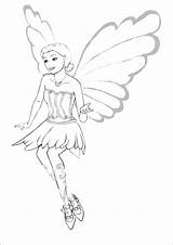 Feen Ausmalbilder Malvorlagen Fee Barbie Malvorlage Elfen Prinzessin Ballerina sketch template