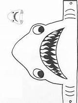 Shark Clark Tiburones Hale Kidsworksheetfun sketch template
