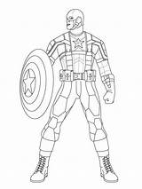 Marvel Coloring Pages Kids Superhero Printable Characters Captain America Colouring Cap Print Cartoon Sheets Color Bestcoloringpagesforkids Comics Avengers Heroes Easy sketch template