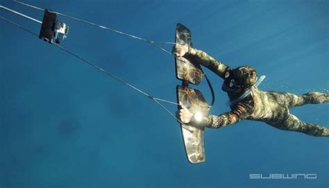 subwing   sensation  underwater flight  virtually full freedom  movement
