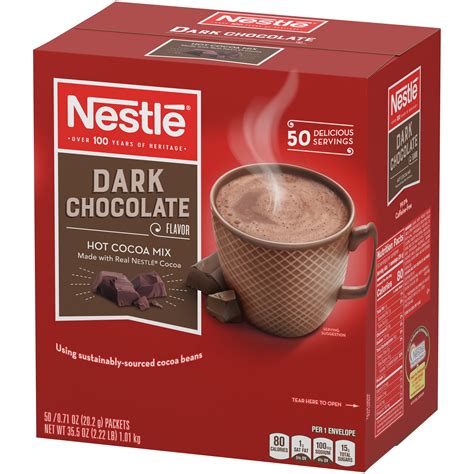 nestle hot cocoa mix dark chocolate hot cocoa single serve hot