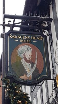 saracens head southwell nottinghamshire pictorial pub signs