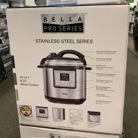 reg  bella pro series  quart pressure cooker deal hunting babe