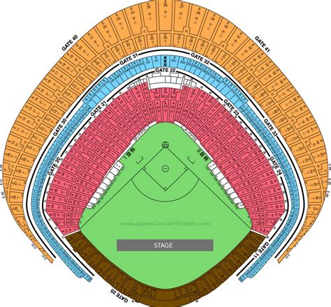 tokyo dome seating map elcho table