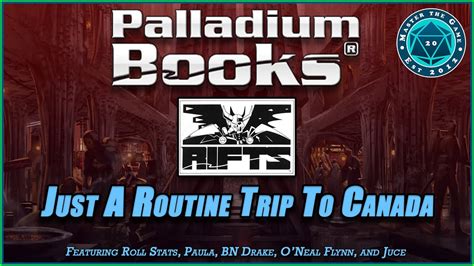 palladium rifts rpg  shot  routine trip  canada youtube
