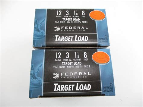 Federal Target Load 12 Ga Shotshells Switzer S Auction And Appraisal