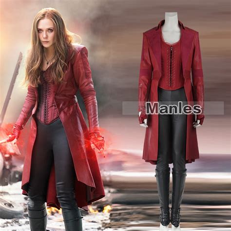 Scarlet Witch Wanda Maximoff Costume Avengers Infinity War