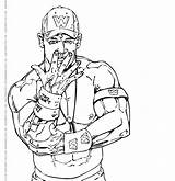 Roman Reigns Coloring Pages Wwe Getcolorings Printable Colorin sketch template