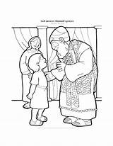 Coloring God Answers Bible Pages Hannah Prayer Kids Stories Prayers Popular sketch template