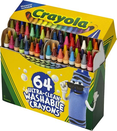 crayola ultra clean washable  count crayons crayons amazon canada