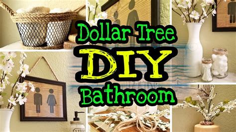 dollar tree farmhouse diy bathroom decor youtube diy