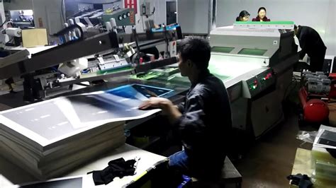 oblique arm screen printing machine youtube