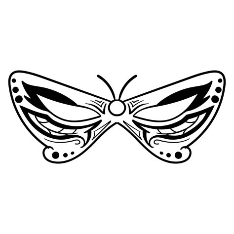 butterfly mask printable coloring pages     printablee