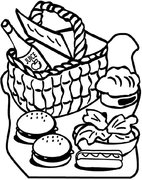 picnic coloring pages family coloring pages  coloring pages
