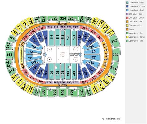 pnc center raleigh seating chart center seating chart