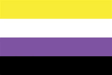 non binary pride flag canvas art by 5by5collective icanvas
