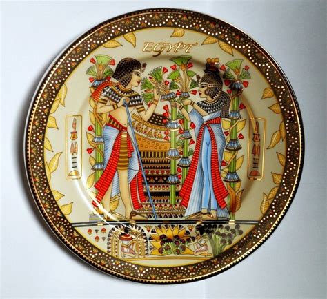 Egyptian Fine Porcelain Plates Mugs Egypt Royal