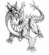 Bakugan Dragonoid Pyrus Coloradisegni sketch template