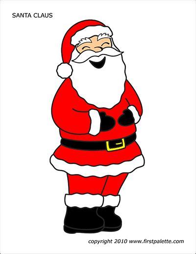 santa claus  printable templates coloring pages firstpalette