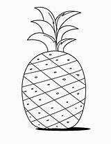 Pineapple Coloring Pages Kids Drawing Printable Template Easy Print Sheet Color Sheets Dna Fruit Stencil Hellokids Cute Cartoon Keyboard Piano sketch template