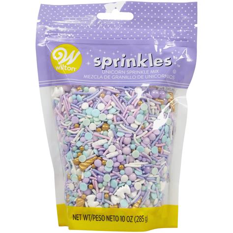wilton unicorn sprinkles mix  oz resealable pouch walmartcom