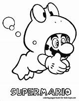 Wii Coloring Pages Mario Bros Super Getdrawings sketch template