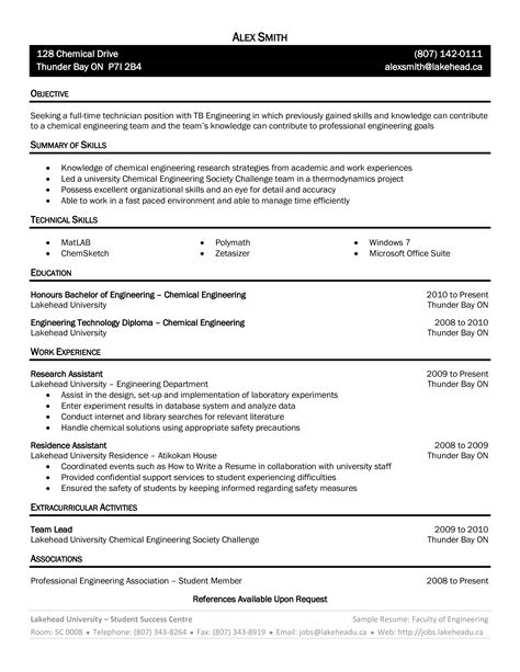 engineering student resume engineer student resume format high