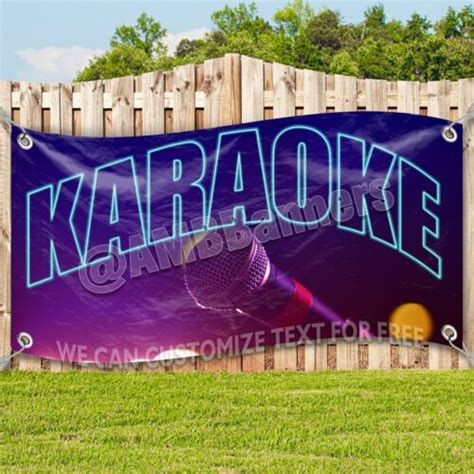 Karaoke Clearance Banner Advertising Vinyl Flag Sign Inv Ebay