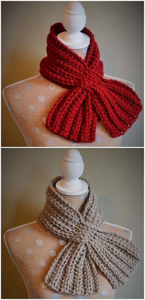 easy crochet scarf patterns  beginners easy crochet ideas