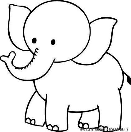 elephant coloring pages preschool crafts