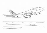 Samolot Printable Kolorowanki 747 Colouring Aeroplane Crayola Dzieci sketch template