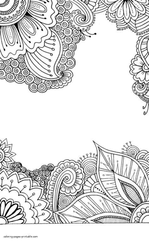 printable adult coluring page flowers coloring pages printablecom