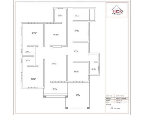 bhk single floor kerala house plans homeplancloud