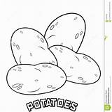 Potato Coloring Pages Color Getcolorings Printable sketch template