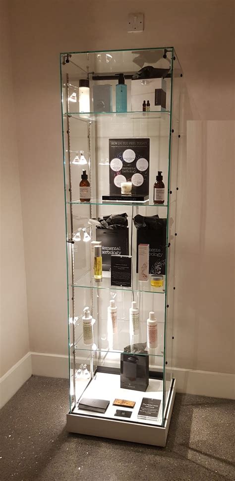S5 Base Nova Trophy Frameless Glass Cabinet Douglas Displays