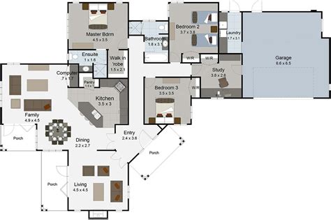 cromwell  bedroom house plan landmark builders nz  home ideas pinterest