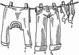 Wet Clothes Clipart Clip Line Laundry Clipground sketch template