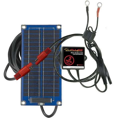 sp  pulsetech solarpulse   watt battery solar charger maintainer