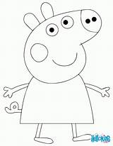 Pig Peppa sketch template