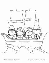 Coloring Pages Thanksgiving Turkey Mayflower Ship Sheets Template Kids Crafts Color Printable Plantation Preschool Fall Activity Nestofposies sketch template