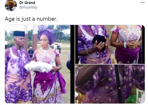 Blogger Gee Pregnant Nigerian Lady Allegedly Marries An Old Man After