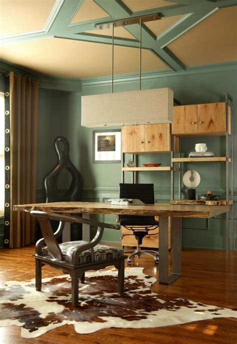 stylish  dramatic masculine home office design ideas digsdigs