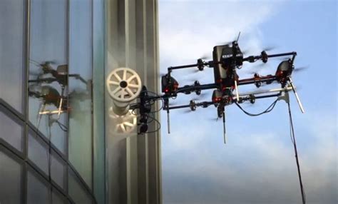 window cleaning drone developed  latvia research snipers